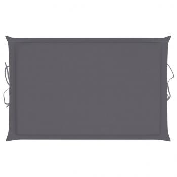 Sonnenliegen-Auflage Anthrazit 186x58x3 cm Oxford-Gewebe