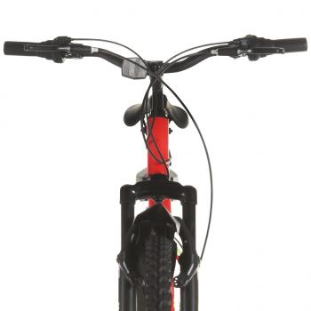 Mountainbike 21 Gang 26 Zoll Rad 36 cm Rot