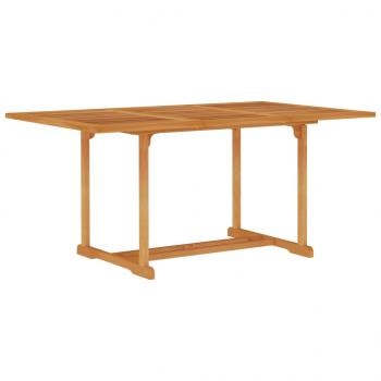 ARDEBO.de - Gartentisch 150x90x75 cm Teak Massivholz