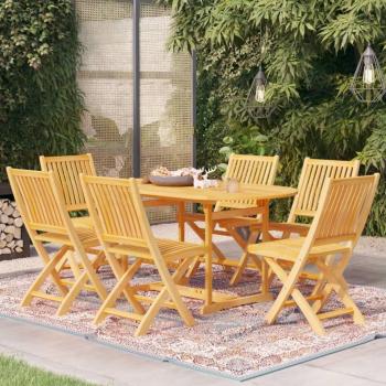 ARDEBO.de - 7-tlg. Garten-Essgruppe Massivholz Teak