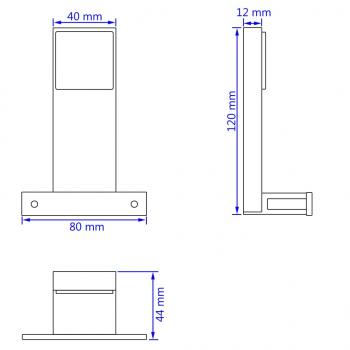 Spiegelleuchten 2 Stk. Downlight 2W Kaltweiß