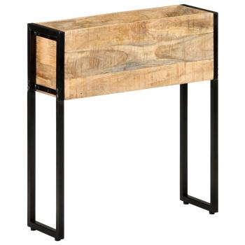 ARDEBO.de - Pflanzkübel 60x20x68 cm Raues Mangoholz 