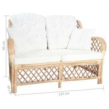 2-Sitzer-Sofa Rattan 