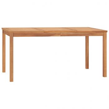 ARDEBO.de - Garten-Esstisch 160x80x77 cm Massivholz Teak