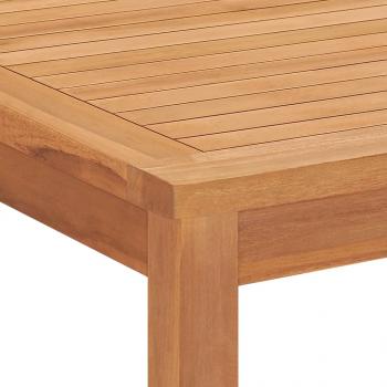 Garten-Esstisch 160x80x77 cm Massivholz Teak