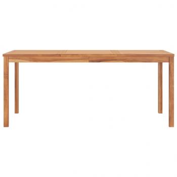 Garten-Esstisch 180x90x77 cm Massivholz Teak