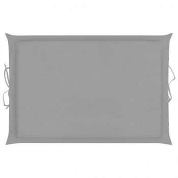 Sonnenliegen-Auflage Grau 186x58x3 cm Oxford-Gewebe