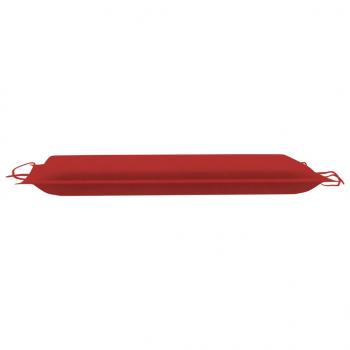 Sonnenliegen-Auflage Rot 186x58x3 cm Oxford-Gewebe