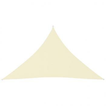 ARDEBO.de - Sonnensegel Oxford-Gewebe Dreieckig 2,5x2,5x3,5 m Creme