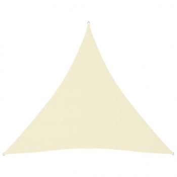 ARDEBO.de - Sonnensegel Oxford-Gewebe Dreieckig 4x4x4 m Creme