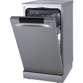 Gorenje GS541D10X Standgeschirrspüler, 45 cm breit, 11 Maßgedecke, Startzeitvorwahl, Restzeitanzeige, TotalDry, silber