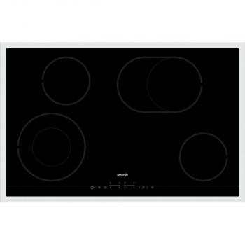 ARDEBO.de Gorenje ECT 843 BX HiLight-Kochfeld, Glaskeramik, 80cm breit, Warmhaltefunktion, ChildLock, schwarz