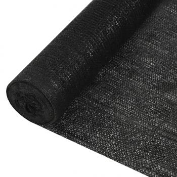 ARDEBO.de - Zaunblende Schwarz 3,6x10 m HDPE 150 g/m² 