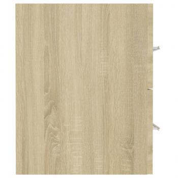 Waschbeckenunterschrank Sonoma-Eiche 41x38,5x48cm Holzwerkstoff