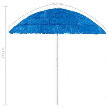 Hawaii Sonnenschirm Blau 240 cm