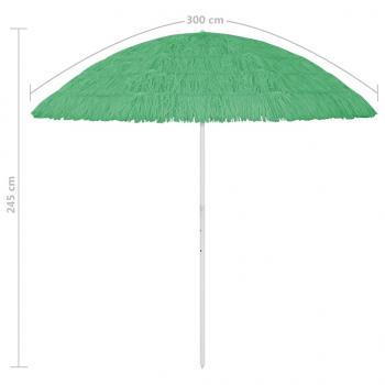 Hawaii Sonnenschirm Grün 300 cm