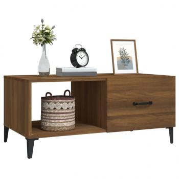 Couchtisch Braun Eichen-Optik 90x50x40 cm Holzwerkstoff