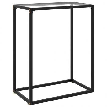 ARDEBO.de - Konsolentisch Transparent 60x35x75 cm Hartglas