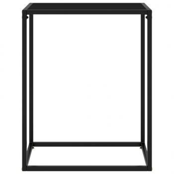 Konsolentisch Schwarz 60x35x75 cm Hartglas