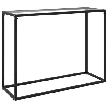 ARDEBO.de - Konsolentisch Transparent 100x35x75 cm Hartglas