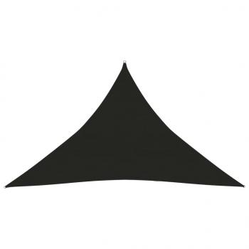 ARDEBO.de - Sonnensegel 160 g/m² Schwarz 3,5x3,5x4,9 m HDPE