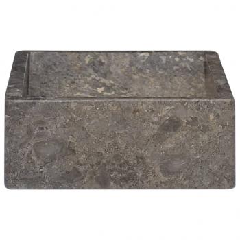 Waschbecken 45x30x12 cm Marmor Hochglanz-Grau 