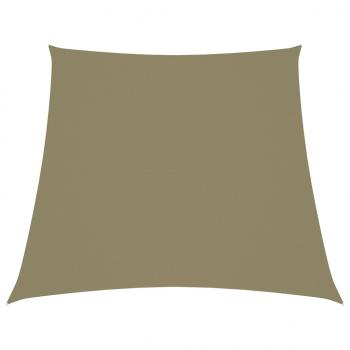 ARDEBO.de - Sonnensegel Oxford-Gewebe Trapezförmig 3/5x4 m Beige