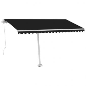 Standmarkise Manuell Einziehbar 450x350 cm Anthrazit