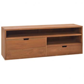 ARDEBO.de - TV-Schrank 110x30x40 cm Teak Massivholz