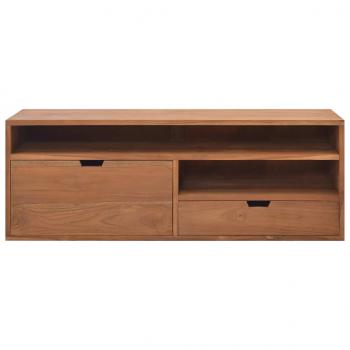 TV-Schrank 110x30x40 cm Teak Massivholz