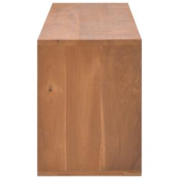 TV-Schrank 110x30x40 cm Teak Massivholz