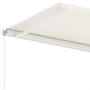 Standmarkise Manuell Einziehbar 300x250 cm Creme