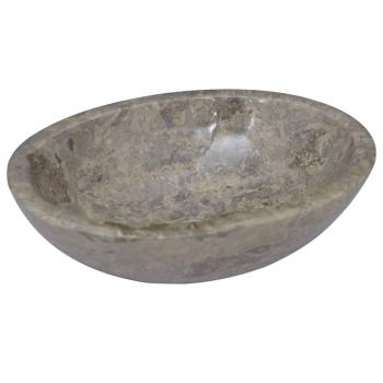 ARDEBO.de - Waschbecken Grau 53x40x15 cm Marmor