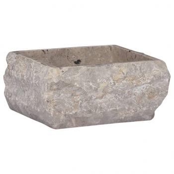 ARDEBO.de - Waschbecken Grau 30x30x13 cm Marmor