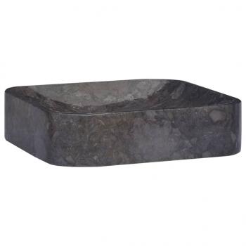 ARDEBO.de - Waschbecken Schwarz 40x40x10 cm Marmor