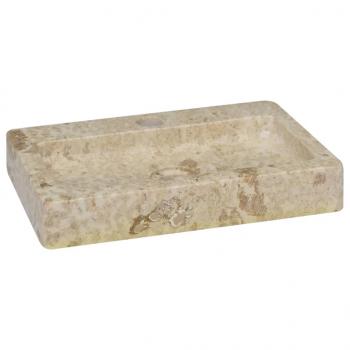 Wandwaschbecken Creme 38x24x6,5 cm Marmor