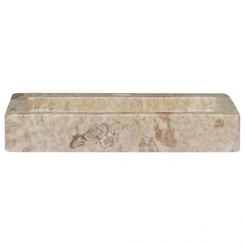 Wandwaschbecken Creme 38x24x6,5 cm Marmor