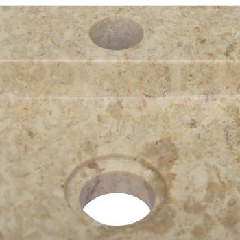 Wandwaschbecken Creme 38x24x6,5 cm Marmor