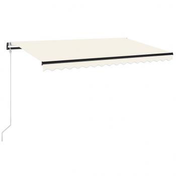 Automatische Markise mit LED & Windsensor 450x300 cm Creme