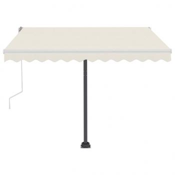 Standmarkise Manuell Einziehbar 350x250 cm Creme