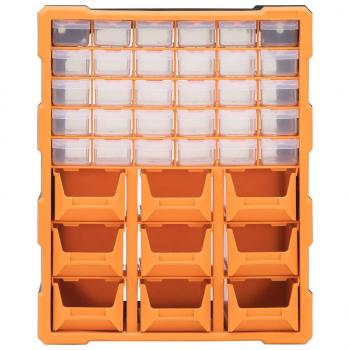 Multi-Schubladen-Organizer mit 39 Schubladen 38x16x47 cm 