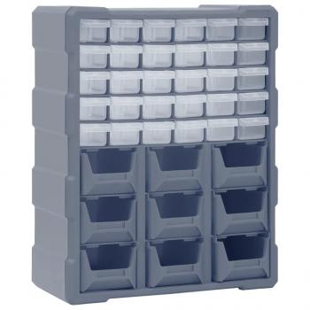 ARDEBO.de - Multi-Schubladen-Organizer mit 39 Schubladen 38x16x47 cm