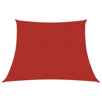 ARDEBO.de - Sonnensegel 160 g/m² Rot 3/4x2 m HDPE