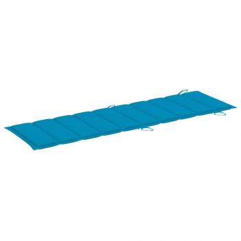 Sonnenliegen-Auflage Blau 186x58x3 cm Oxford-Gewebe