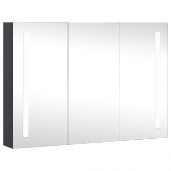 LED-Spiegelschrank fürs Bad 89x14x62 cm