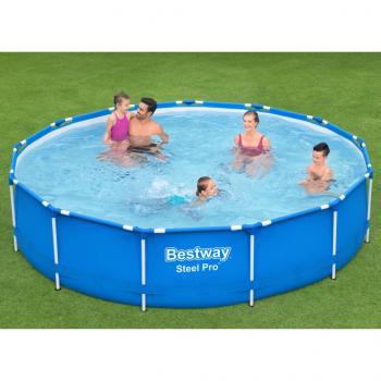 ARDEBO.de - Bestway Steel Pro Frame Pool 396x84 cm  