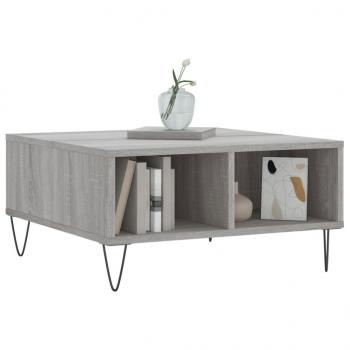 Couchtisch Grau Sonoma 60x60x30 cm Holzwerkstoff