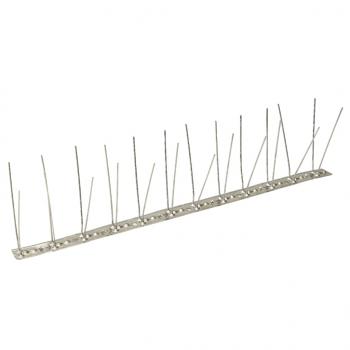 20-tlg. Taubenabwehr Spikes-Set Edelstahl 10 m 4-reihig