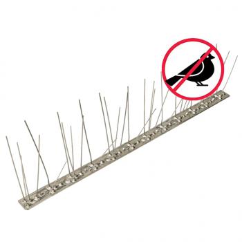 40-tlg. Taubenabwehr Spikes-Set Edelstahl 20 m 5-reihig