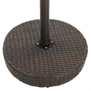 5-tlg. Gartenbar-Set Poly Rattan Braun